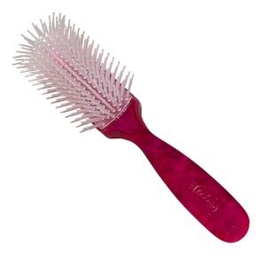 Goody Flare Style pink Brush 9903 Ball Tip Bristles 80s Retro Plastic Vintage